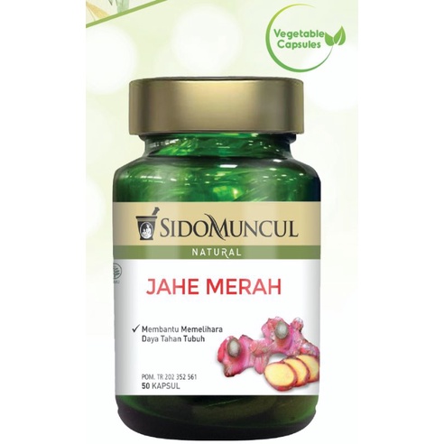 

Herbal Jahe Merah 'Sidomuncul' isi 50 caps