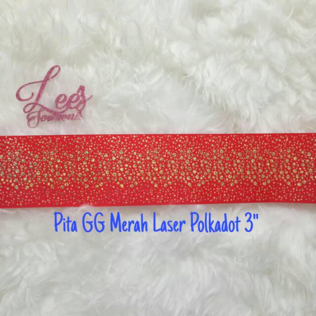 

Pita GG Merah Laser Polkadot 3