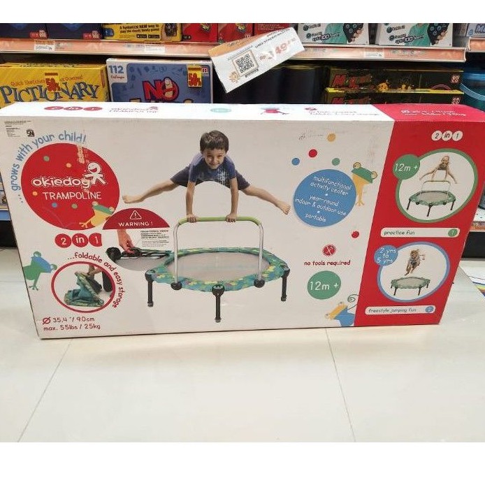 Okiedog 3 in 1 trampoline