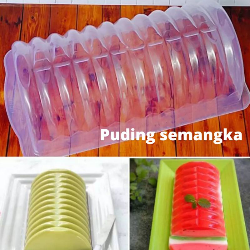 Puding semangka plastik bisa dikukus tahan panas