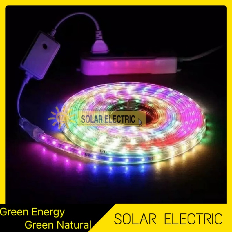 Lampu LED STRIP SELANG 3528 2835 10M 220Volt 10 Meter Outdoor RGB