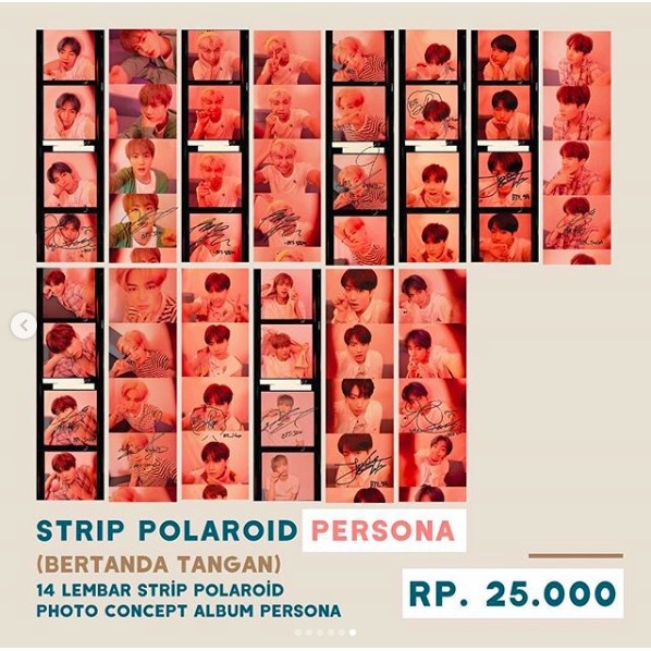 Polaroid Strip BTS - PERSONA
