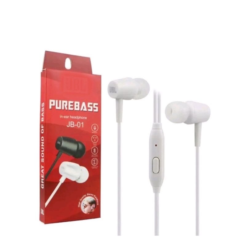 Headset J JB-01 Handsfree J JB10 Earphone J JB01 Extra Bass