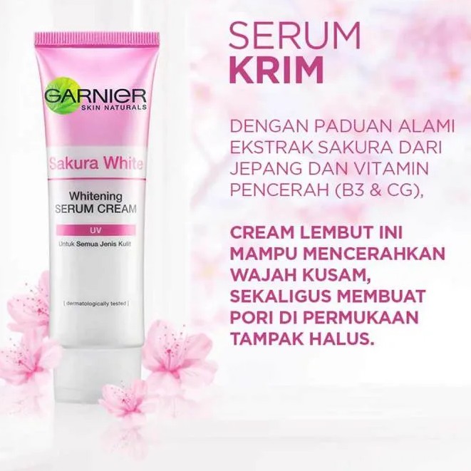 Garnier Sakura Glow Day &amp; Night Cream 20ml / 50ml