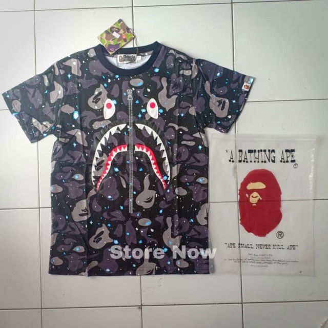 baju bape shark original