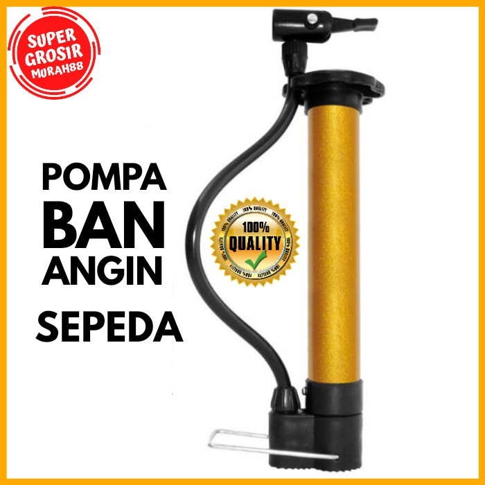 Pompa Angin Ban Sepeda TaffSPORT Tier Air Pump PM002 Golden BEST QUALITY