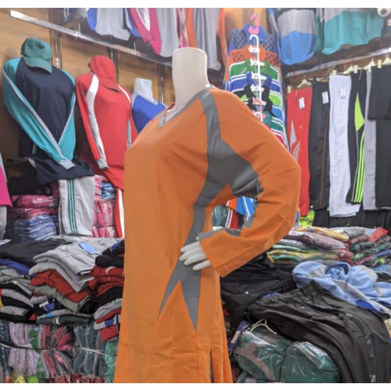 Kaos Tunik Seragam Olah Raga Wanita Lengan Panjang Grosir Dan Eceran Model Terbaru
