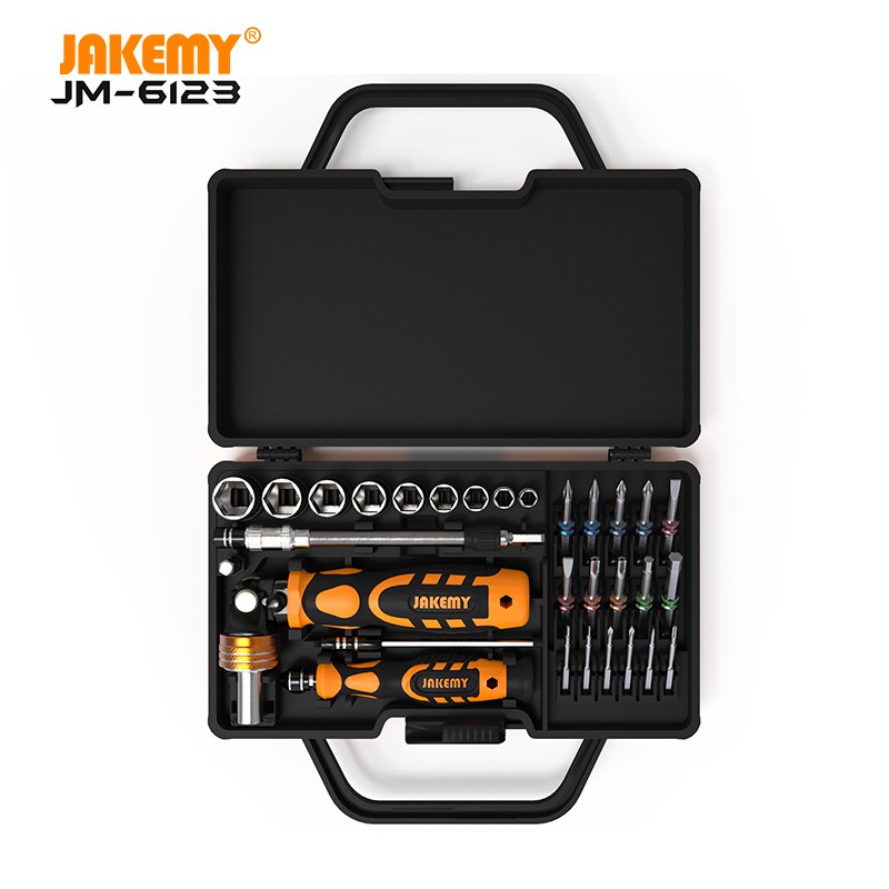 Jakemy Obeng Set Otomotif Lengkap  31 in 1 - JM-6123