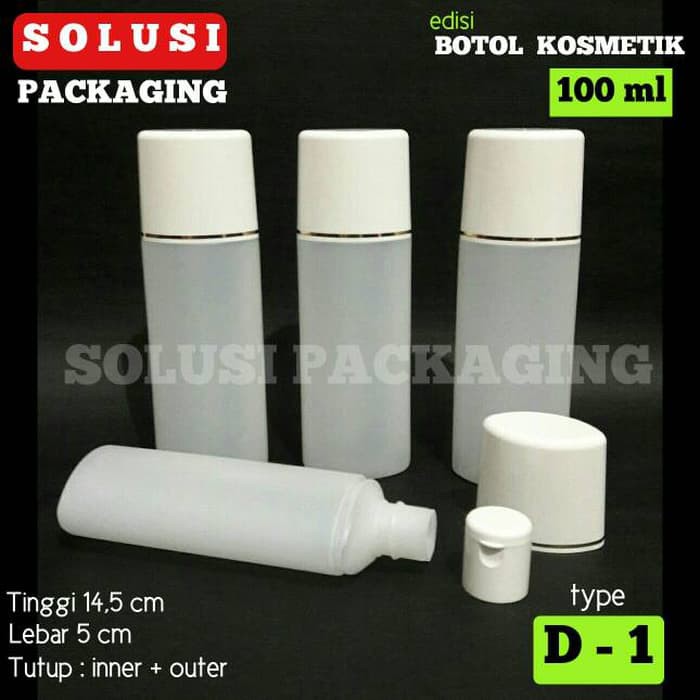 

KEMASAN BOTOL SABUN TONER TIPE D1 100 ML /BOTOL KOSMETIK/BOTOL PLASTIK
