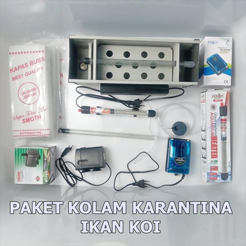 Paket lengkap kolam karantina ikan koi / box / bak kolam karantina ikan koi ( KHUSUS GOJEK )