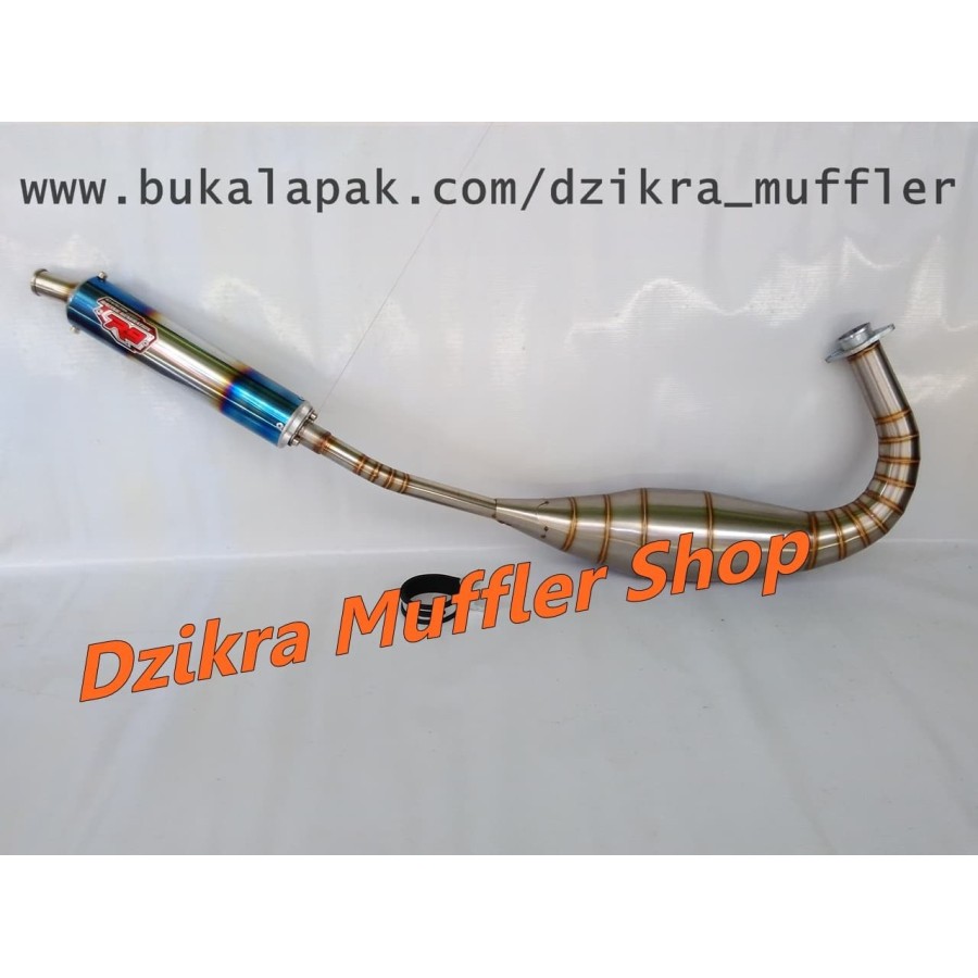 Knalpot racing R9 mugello stainless steel for Yamaha RX-King / RX King//