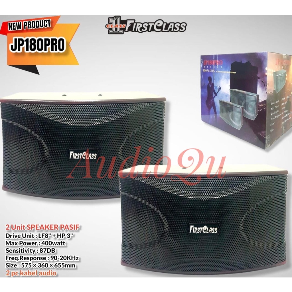 SPEAKER PASIF FIRSTCLASS JP180PRO / JP 180 PRO / JP 180PRO FIRST CLASS