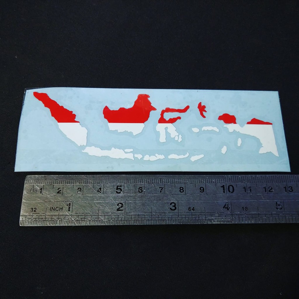 

Cutting Sticker Peta Indonesia Merah Putih