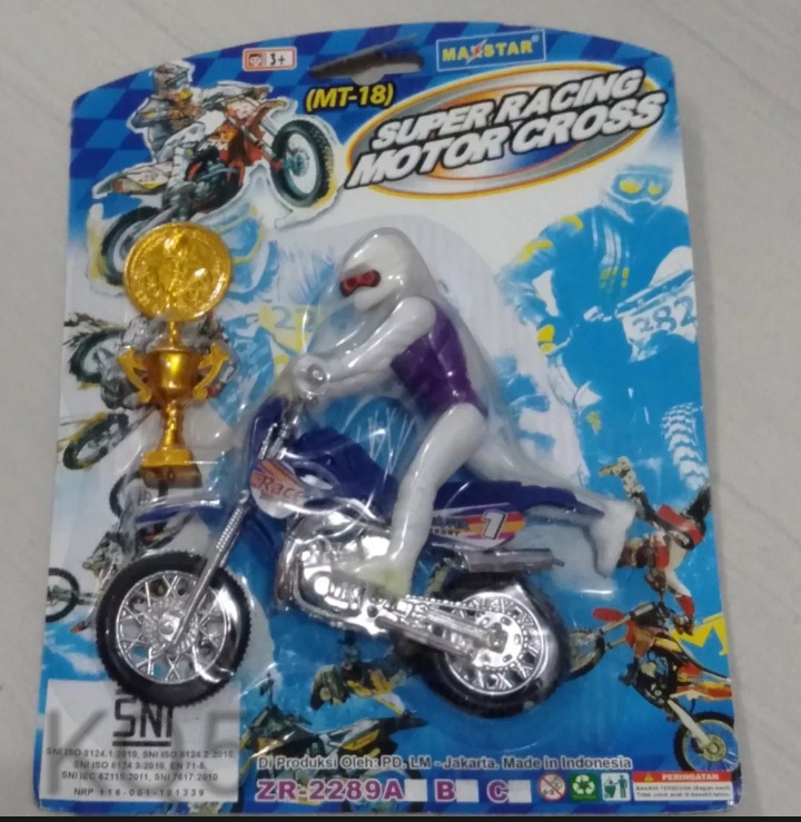MAINAN MOTOR CROSS PIALA (MT-19)