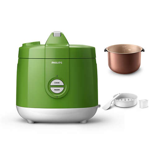 Philips HD3131 Rice Cooker Kapasitas 2 Liter Dengan Inner Pot 5 Lapis