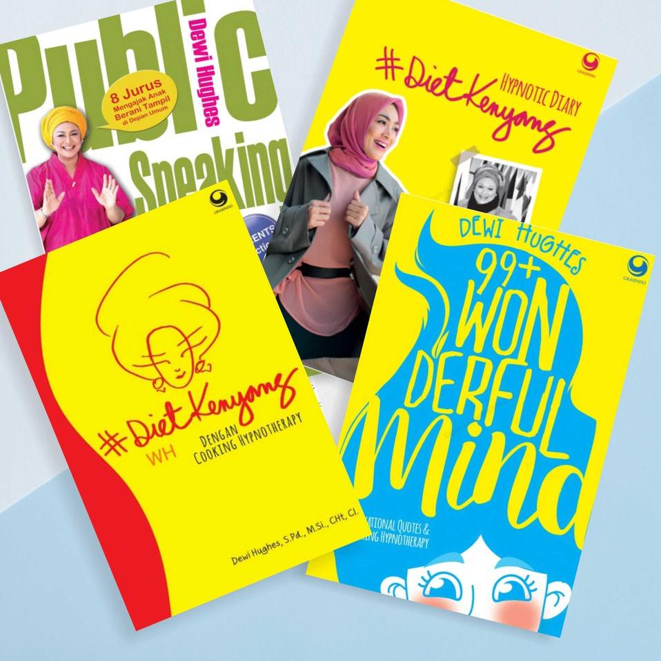 

Best Produk Buku DEWI HUGHES ; Diet Kenyang, 99+ wonderful mind, public speaking for kids, Hypnotic Diary DTye ★★★