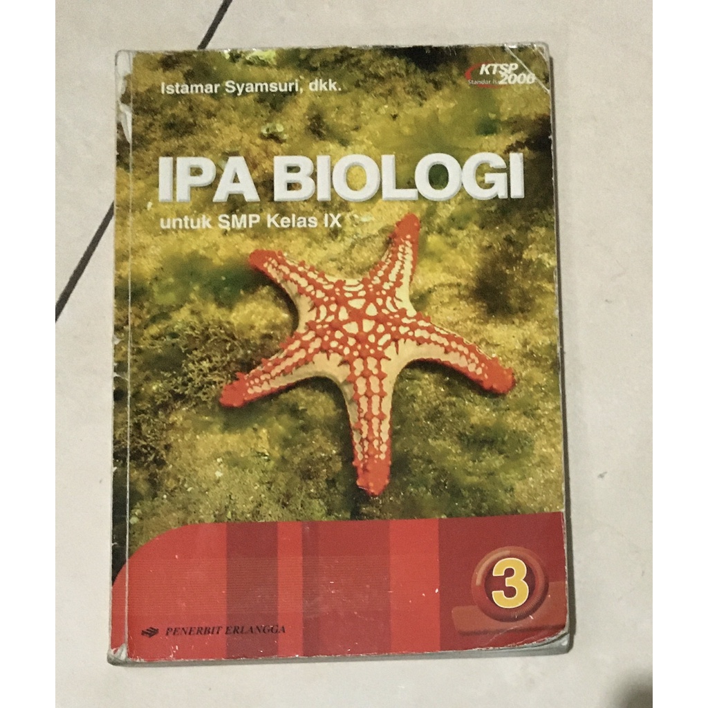 

Buku IPA Biologi 3 SMP Kelas 9 (KTSP 2006) Penerbit Erlangga