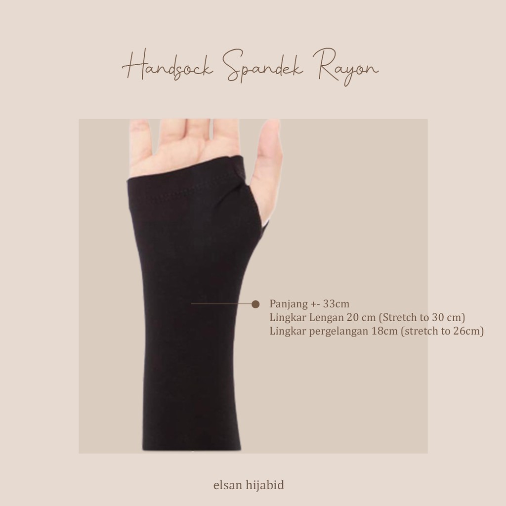 HANDSOCK SPANDEK RAYON