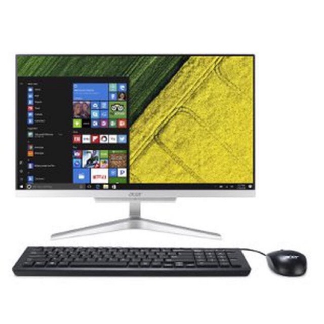 Dekstop Acer AIO Aspire C22-860 i5 4GB 1TB Intel Ci5-7200U 2.5Ghz 21.5&quot;FHD SILVER