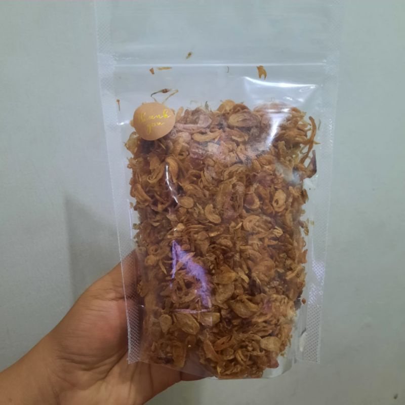 

BAWANG GORENG BREBES ga pake tepung 125grm no tipu2