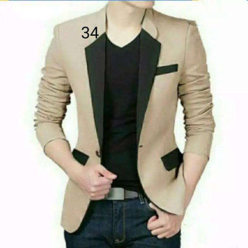 jas blazer pria kren/jas anak muda/jas kerja/blazer murah/blazer