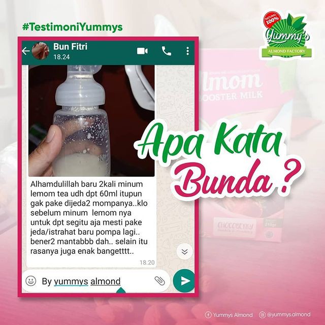 [SACHET] ALMOM ALMOND MILK POWDER PREMIUM/ PELANCAR ASI SARI ALMOND BUBUK / SUSU ALMOND