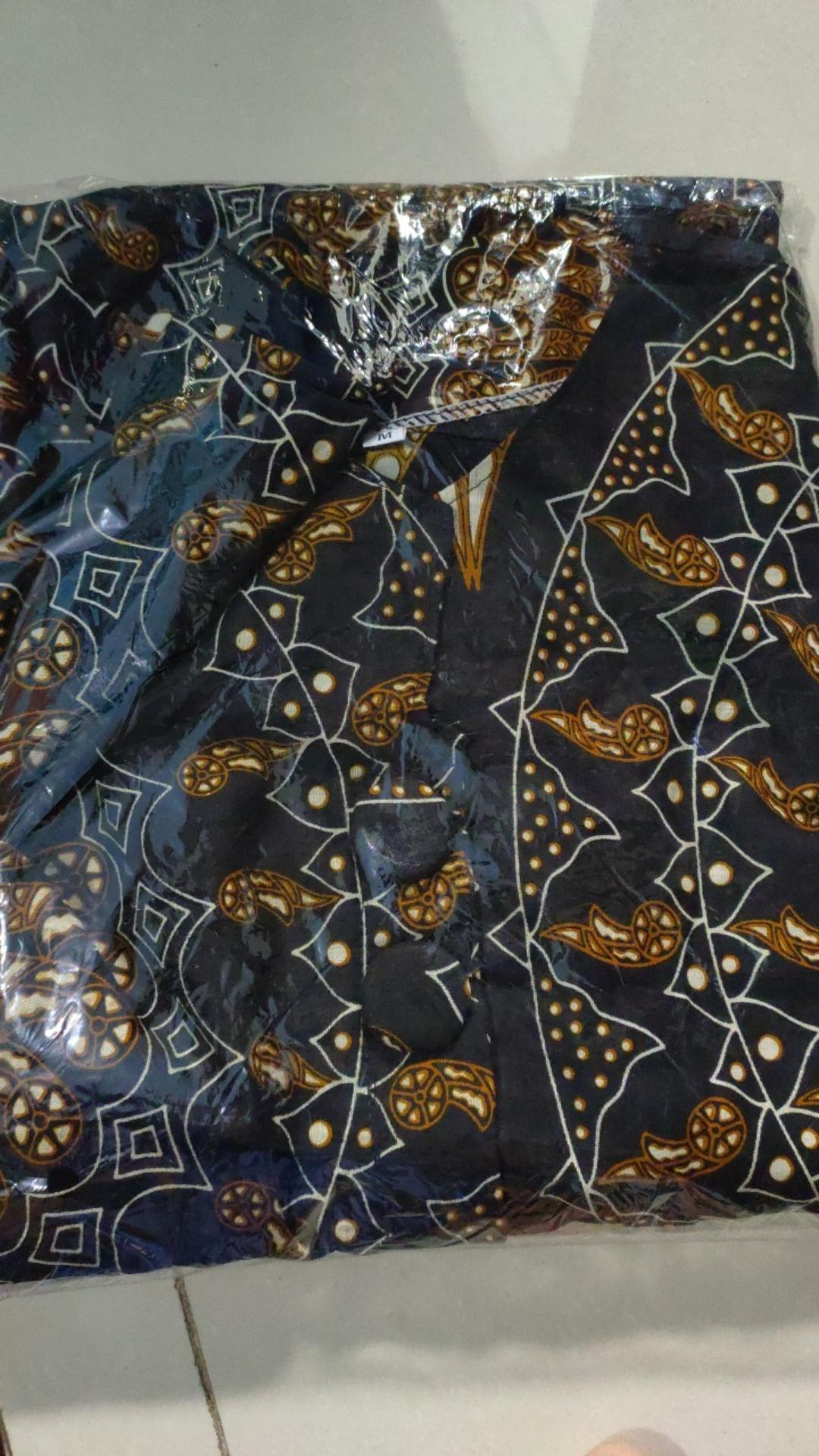 Couple Tunik Batik Lengan Panjang