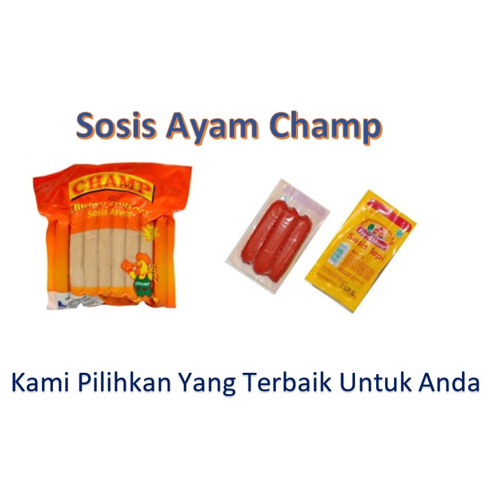 

Sosis Ayam Champ / Sosis Ayam / Sosis Ayam Champ / Sosis Segar