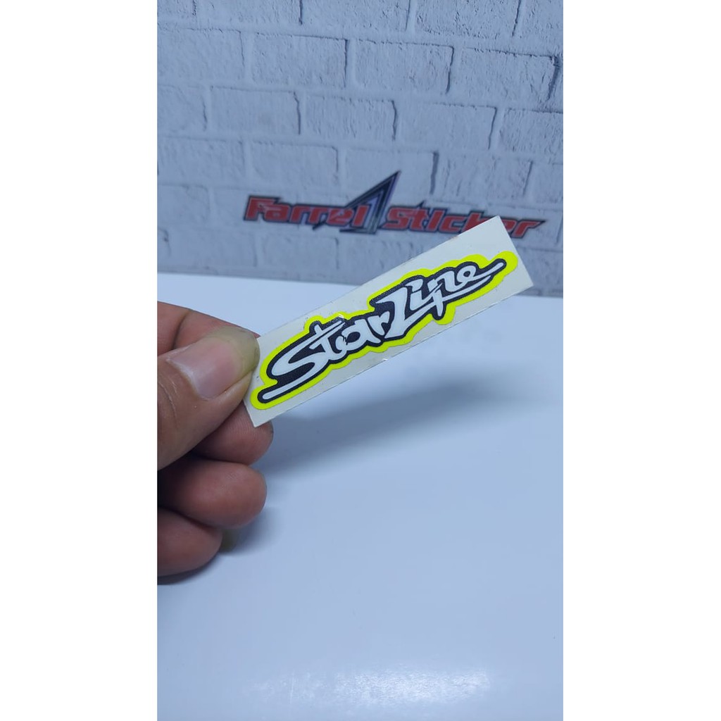 Stiker starline sticker star line