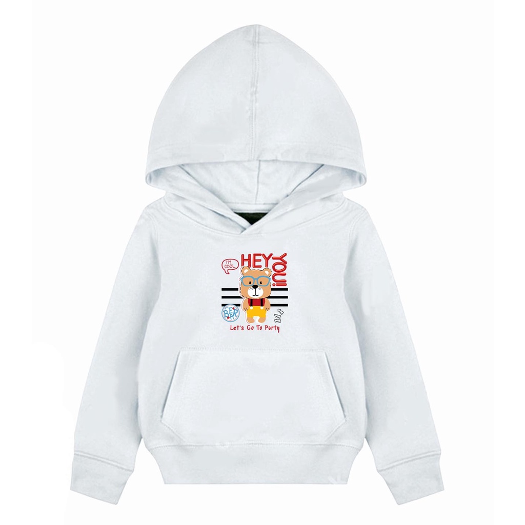 Hoodie Anak Hey You Sweater Pakaian Fleece Anak M - XL