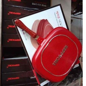 Happy call Doubel pan jumbo / teflon bolak balik / teflon serbaguna / wajan serbaguna / wajan magnet