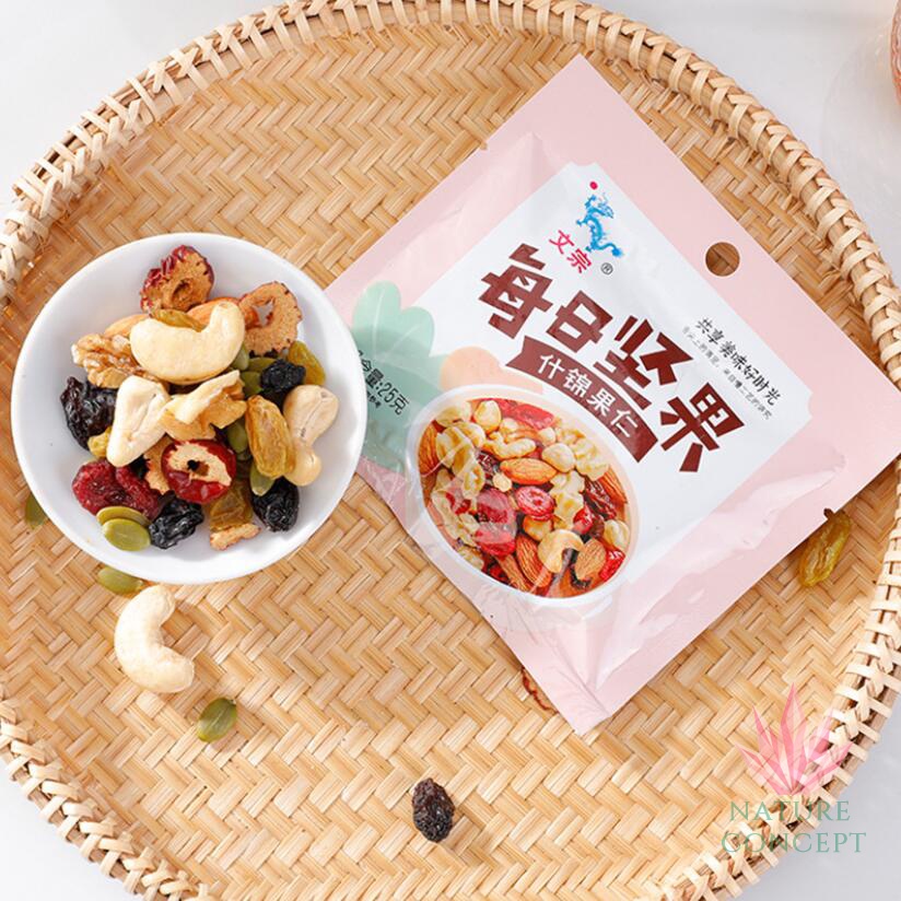 Camilan Sehat Mixed Nuts Snack Diet Enak Kacang Almond Kuaci Kismis