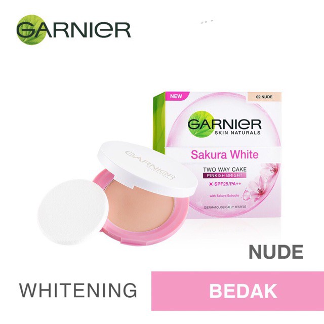 Garnier Sakura White Two Way Cake Pinkish Bright SPF25/PA++