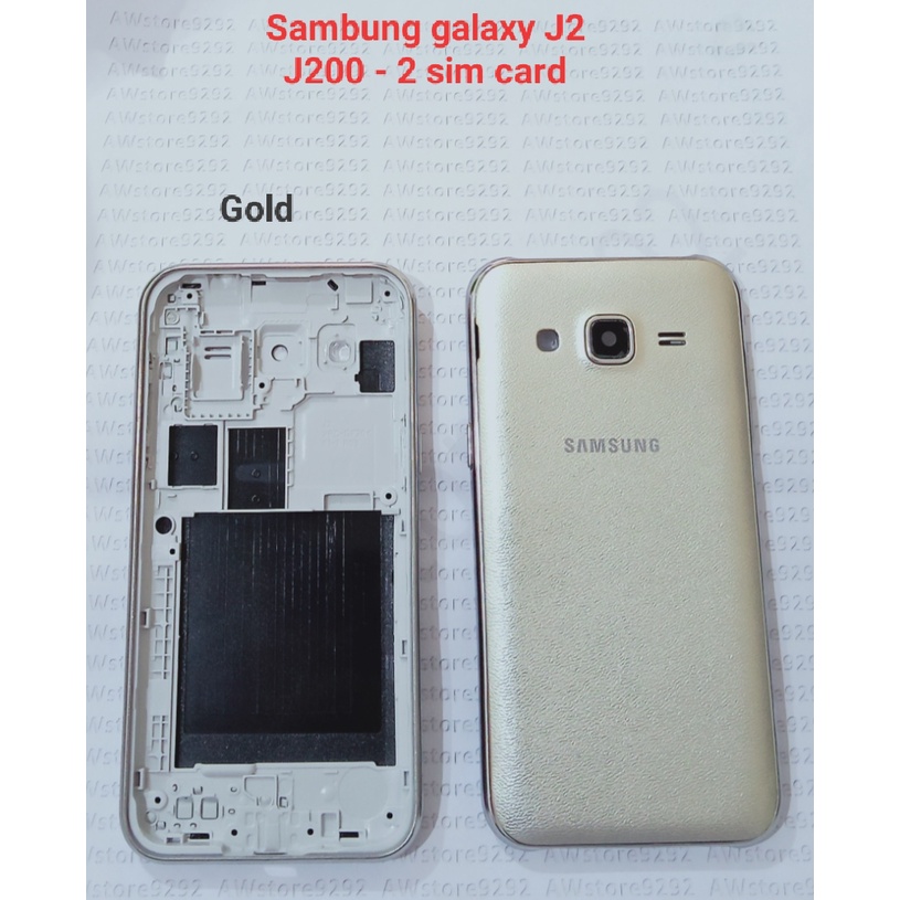 Casing Fullset Samsung Galaxy J2 J200 - 2 sim card Case Full set