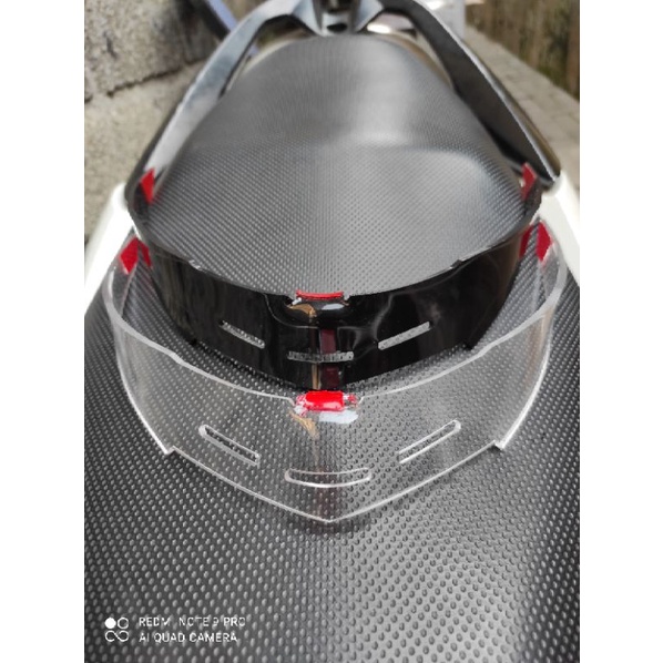 Spoiler Zeus 806 Pnp Spoiler Helm Zeus 806 Hitam Murah Kualitas Mewah Plus 3M