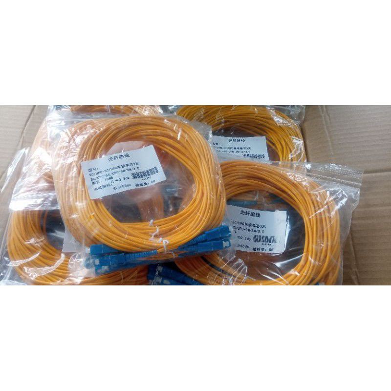 PATCH CORD / PATCHCORD FIBER OPTIC SC UPC 5M / 3M / 2M / 1M Kabel Fiber Optic Single Patch Core SC UPC