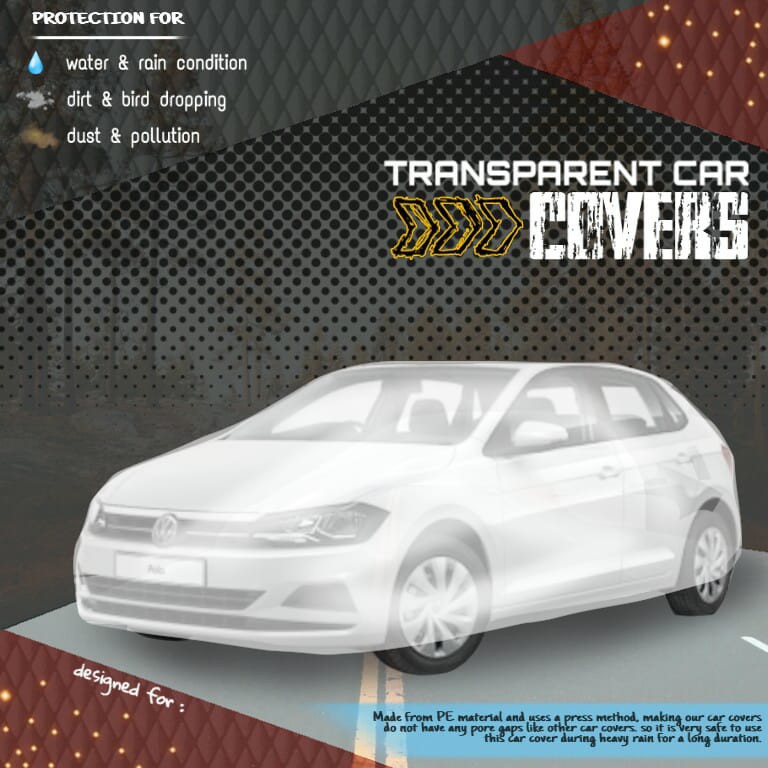 Body Cover Transparan Sarung Selimut Polo Tiguan
