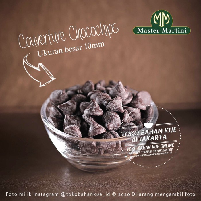 

Master Martini ARIBA Bitter Drops BESAR 500gr Couverture Choco Chips