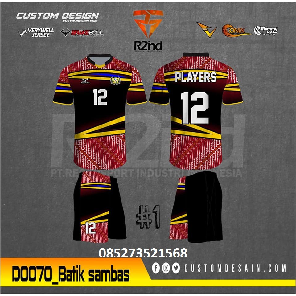 Download Desain  Baju Voli Putra  Desaprojek