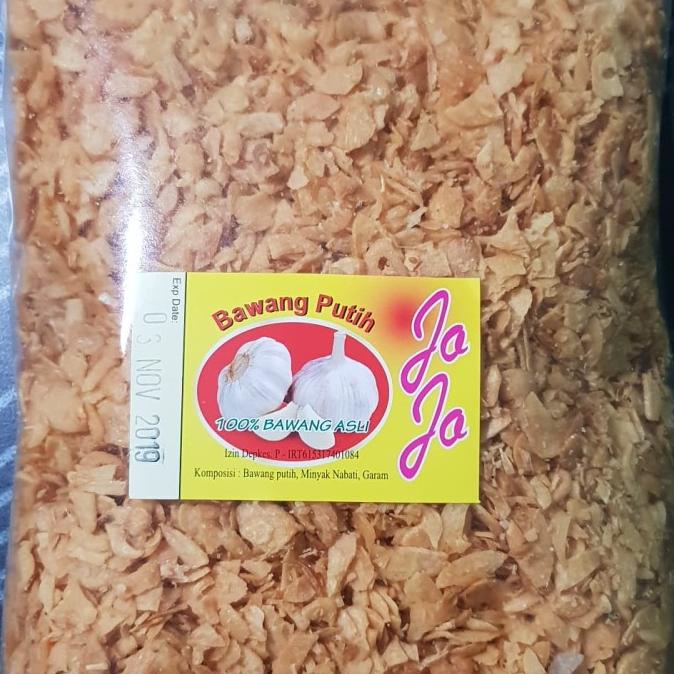 

Bawang Putih Goreng Jojo Irisan Sisa Ayakan 1Kg First Hand
