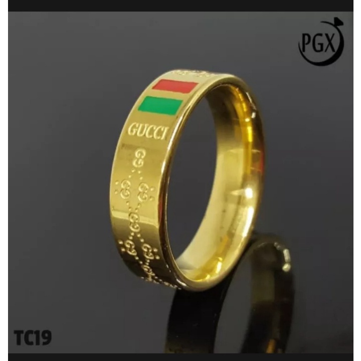 [COD] Cincin  GOLD emas Titanium Pria / Wanita