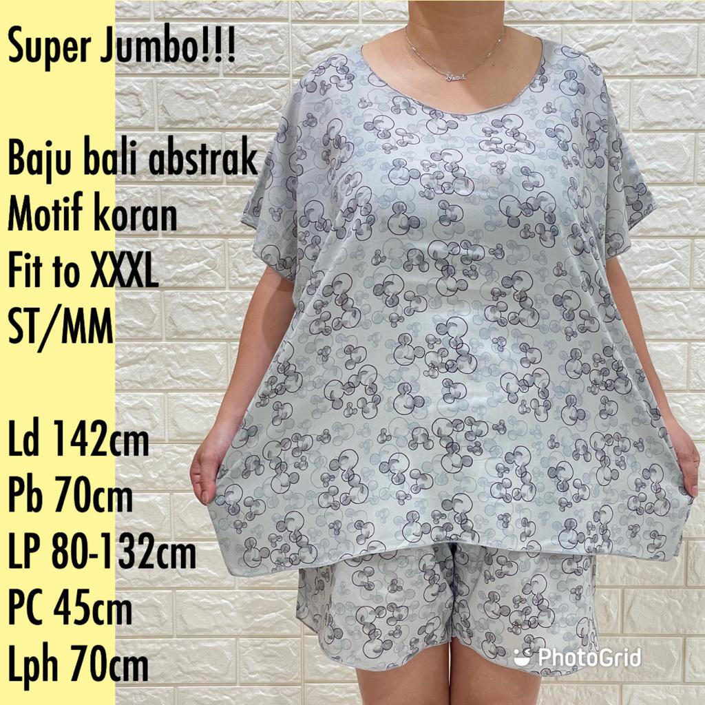 SETELAN BAJU BALI SUPER JUMBO FIT TO XXXL ST/MM REAL PICT !!!