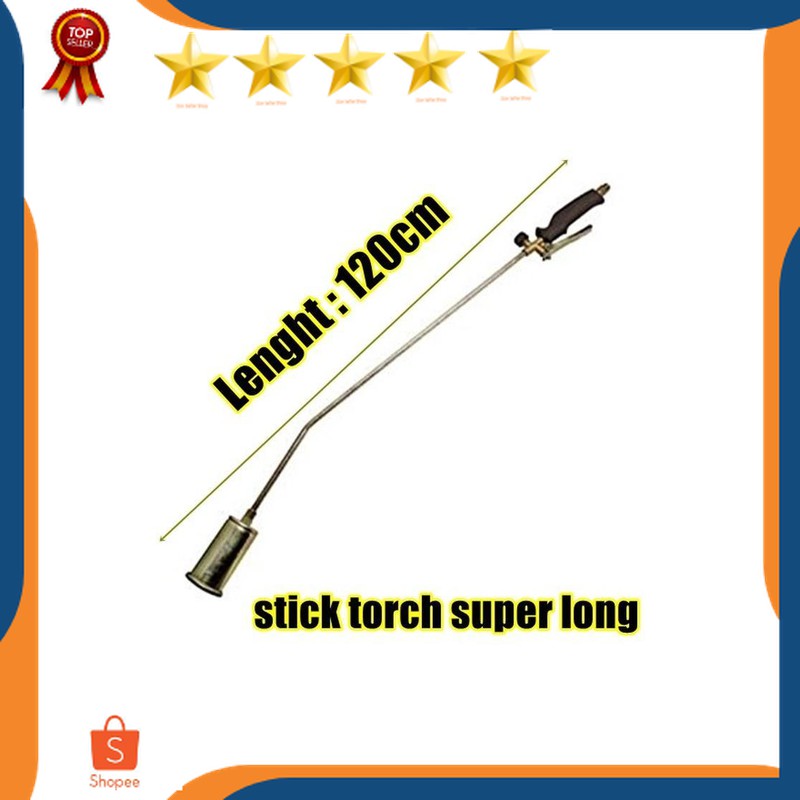 Stok Terbatas stick blow torch 120cm long arm gas torch blender bakar panjang LPG stick torch