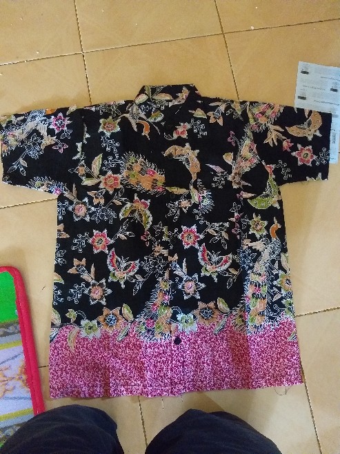 Batik Couple Keluarga Sania Ruffle Ori Ndoro Jowi Dnt Motif Phoenix