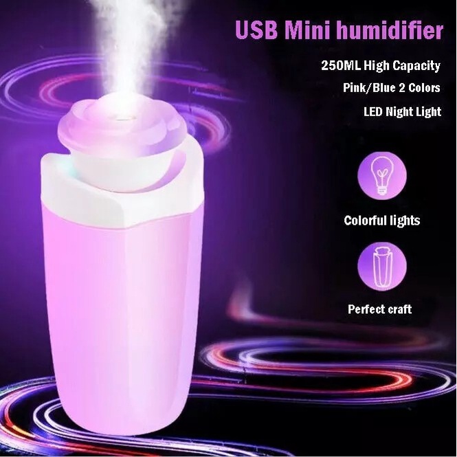 Humidifier Car Diffuser Taffware Flower Style USB Mobil Diffuser
