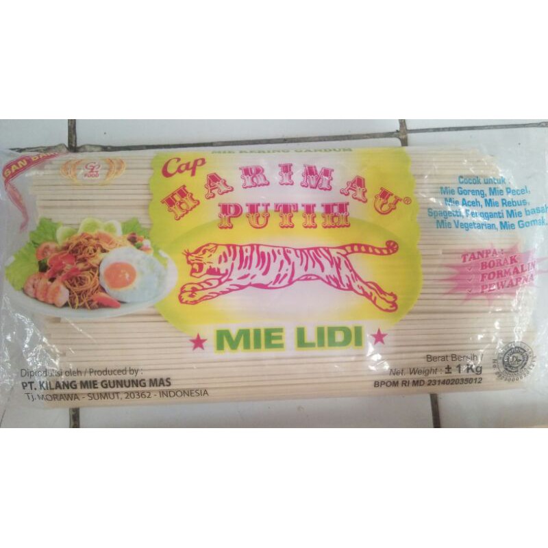 

Mie Lidi GL Cap Harimau/Mie Gomak
