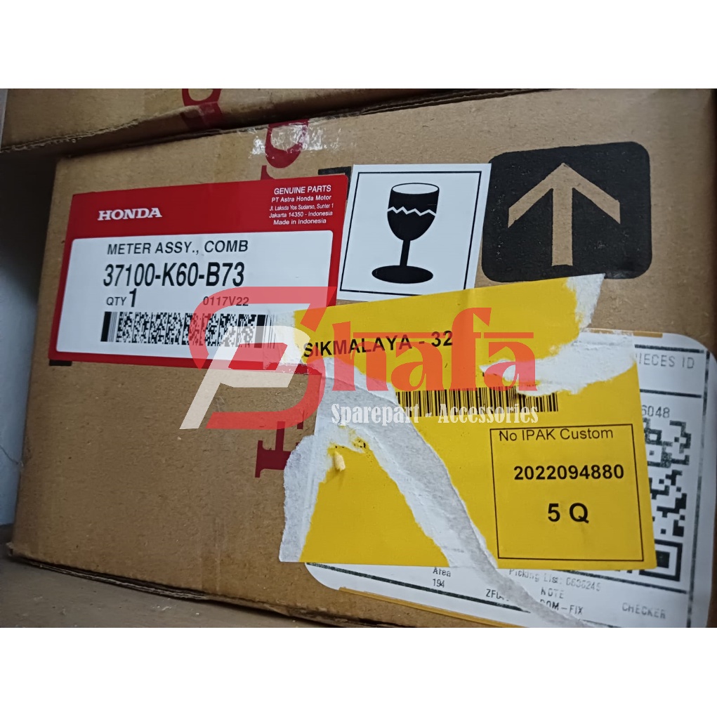 37100K60B73 - 37100K60B71 - 37100K60B72 Speedometer (Meter Assy Comb) – New Vario 125 eSP K60R