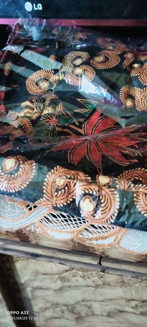 Atasan Batik Motif Toraja Biru Seragam Batik Baju