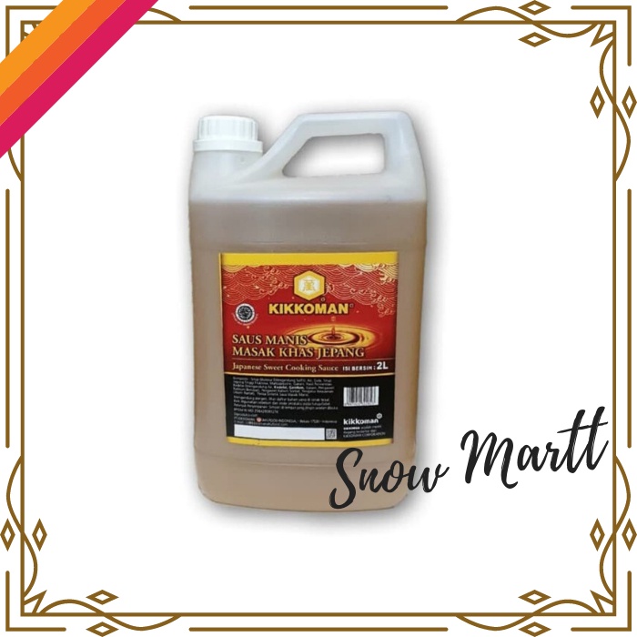 

Kikkoman Mirin / Japanese Sweet Cooking Sauce Jerigen 2.2kg / 2L