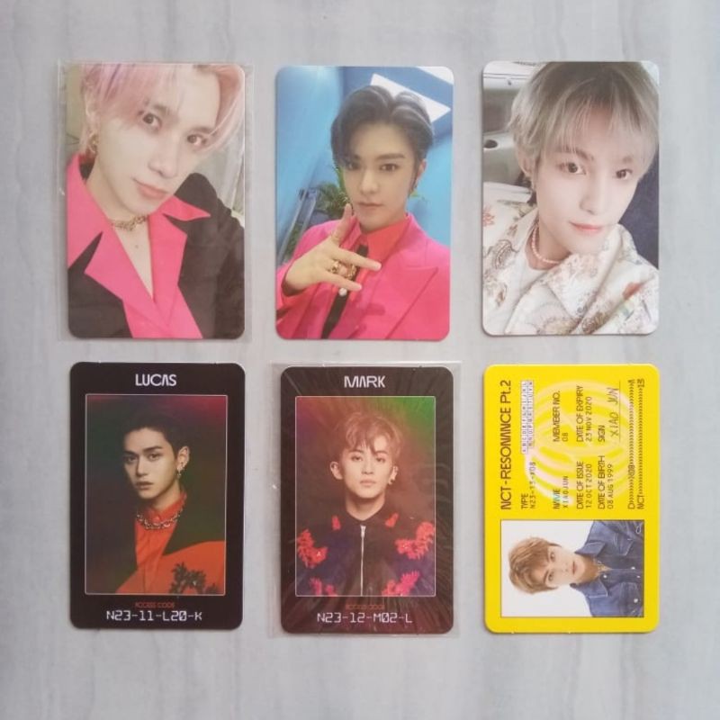 PC - Id Card -Access Card AC -lucas ac, yangyang departure,hendery arrival booked nct wayv resonance